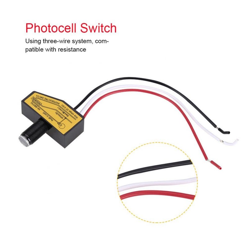 Tangxi 12V to 50VDC Photocell Light Sensor Control Switch, Auto ON/OFF - Image 5